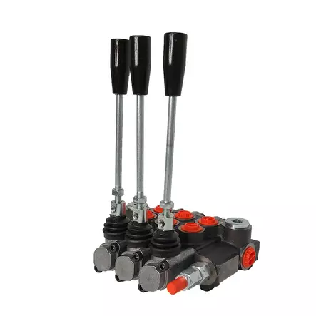 VINCKE HYDRAULIIKKAVENTTIILI 40L/MIN 3/8" 3-KARA 2-TOIMINEN - Käsiohjausventtiilit - VNK210003 - 2