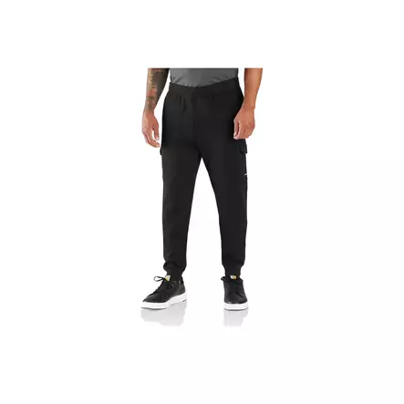 CARHARTT RELAXED FORCE SWEATPANTS COLLEGEHOUSUT, MUSTA - Carhartt-työhousut - 106594-N04SREG - 1