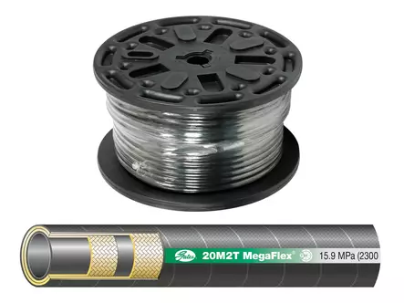 100 M GATES 2SC EN857 LETKU 3/8", 10 MM / 17,5 MM, TÄYSI RULLA - Hydrauliikkaletkut - M2T06-RL100PAK - 1